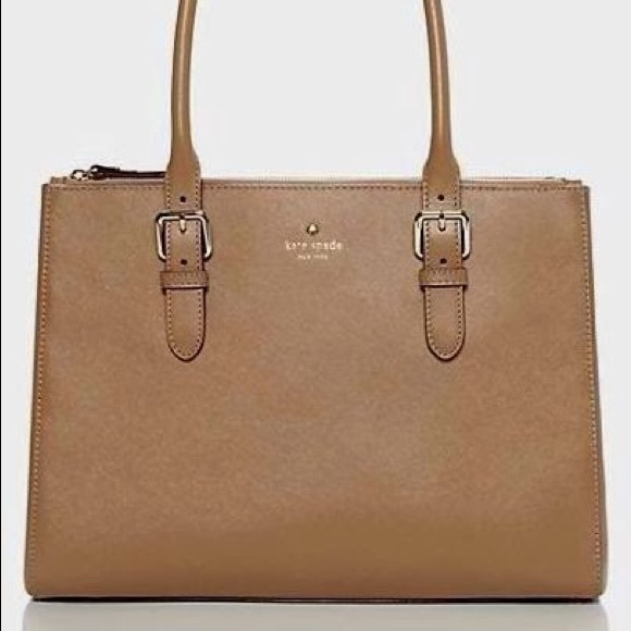 kate spade Handbags - Nude leather Kate Spade purse